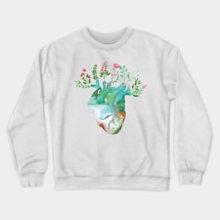 Floral Heart	Living that Nurse Life Crewneck Sweatshirt